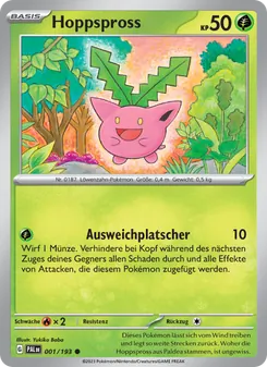 Hoppspross, Entwicklungen in Paldea No. 001 Normal