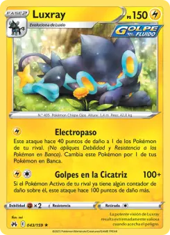 Luxray, Cenit Supremo Nº 043 Normal