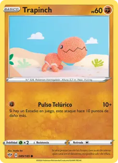 Trapinch, Oscuridad Incandescente No. 89 Normal
