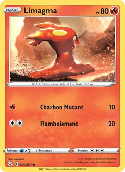 Limagma, Poing de Fusion No. 34 Normal