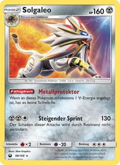 Solgaleo, Sturm Am Firmament No. 99 Normal