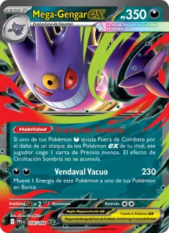 Mega-Gengar ex, Fuegos Fantasmales No. 056 Holo