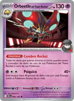 Orbeetle del Team Rocket, Rivales Predestinados No. 089 Normal