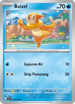 Buizel, Scarlet ex No. 015 Normal