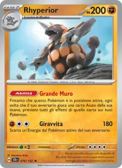 Rhyperior, Corona Astrale Nº 076 Holo