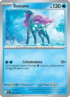Suicune, Flamme Spettrali No. 026 Holo