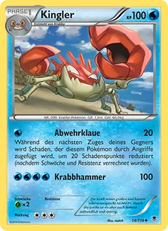 Kingler, Phantomkräfte No. 14 Normal