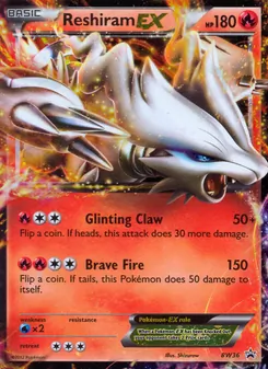 Reshiram-EX, BW Black Star Promos Nº BW36 Normal