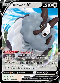 Dubwool V, Cartas de promoción ESES Nº SWSH049 Holo