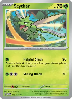 Scyther, 151 No. 123 Normal