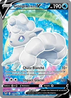Goupix d'Alola V, Tempête Argentée No. 173 Holo