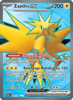 Zapdos ex, 151 Nº 192 Holo