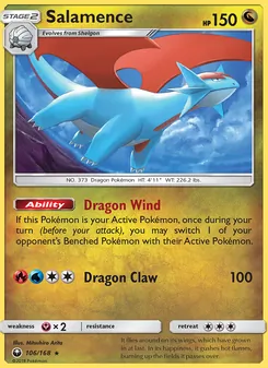 Salamence, Celestial Storm Nº 106 Normal