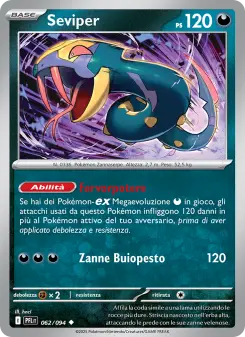 Seviper, Flamme Spettrali No. 062 Normal