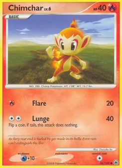 Chimchar, Majestic Dawn No. 56 Normal