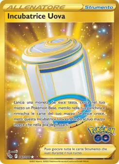 Incubatrice Uova, Pokémon GO No. 087 Holo