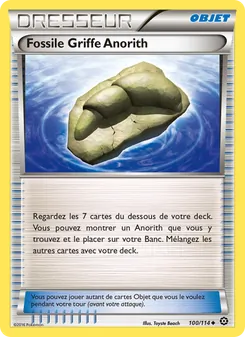 Fossile Griffe Anorith, Offensive Vapeur Nº 100 Normal