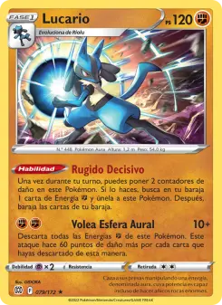 Lucario, Astros Brillantes No. 079 Holo