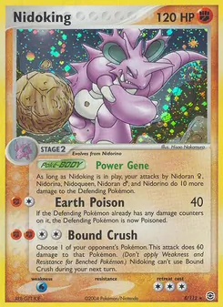 Nidoking, FireRed & LeafGreen No. 8