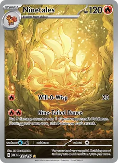 Ninetales, Obsidian Flames No. 199 Holo