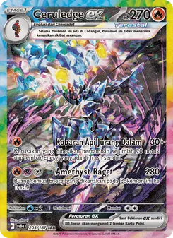 Ceruledge ex, Festival Terastal ex No. 203 Normal