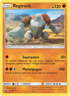 Regirock, Tempesta Astrale No. 80 Normal
