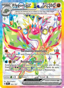 Flygon ex, Chispas Fulgurantes No. 222 Holo