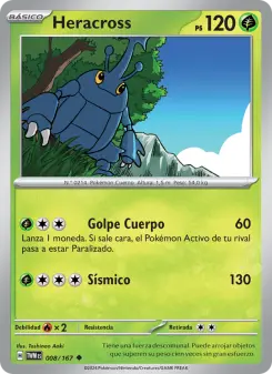 Heracross, Mascarada Crepuscular Nº 008 Normal