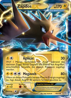 Zapdos-EX, Plasma-Sturm Nº 48 Normal