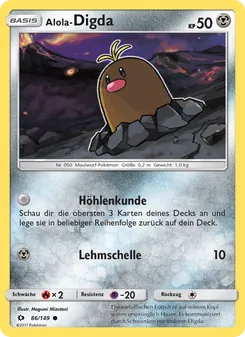 Alola-Digda, Sonne & Mond No. 86 Normal