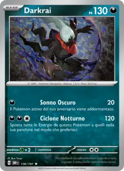 Darkrai, Ossidiana Infuocata Nº 136 Holo