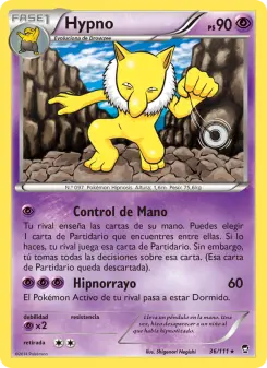 Hypno, Puños Furiosos No. 36 Normal