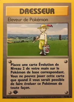 Éleveur de Pokémon, Set de Base No. 76 Normal