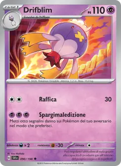 Drifblim, Scarlatto e Violetto Nº 090 Normal