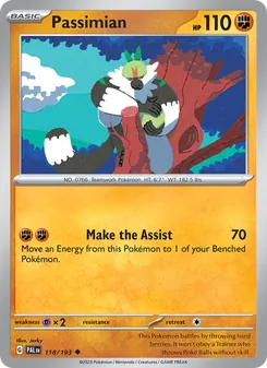 Passimian, Paldea Evolved No. 118 Normal