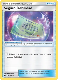 Seguro Debilidad, Sombras Ardientes Nº 126 Normal