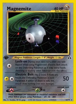Magnemite, Neo Discovery No. 26 Normal