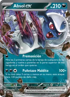 Absol ex, Llamas Obsidianas No. 135 Holo