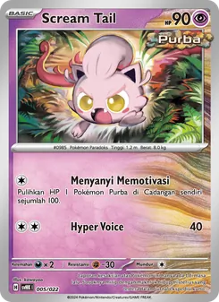 Scream Tail, Koraidon ex Purba Nº 005 Normal