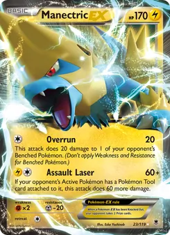 Manectric EX, Phantom Forces No. 23 Normal