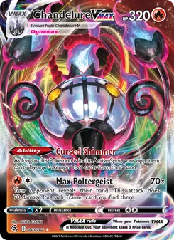Chandelure VMAX, Fusion Strike No. 40 Holo