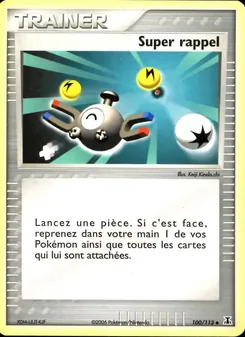 Super rappel, EX Espèces Delta Nº 100 Normal