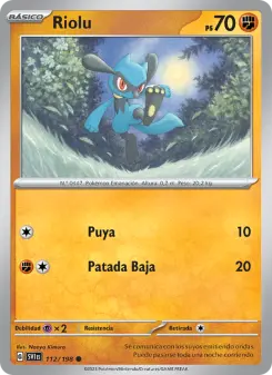 Riolu, Escarlata y Púrpura No. 112 Normal