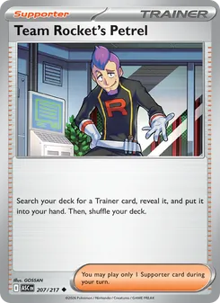 Team Rocket's Petrel, Ascended Heroes No. 207 Normal