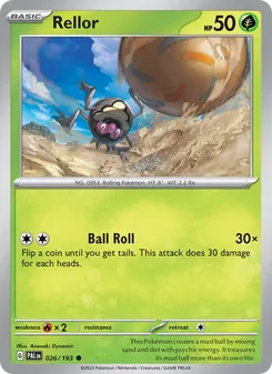 Rellor, Paldea Evolved No. 026 Normal