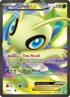 Celebi-EX, Boundaries Crossed No. 141 Normal