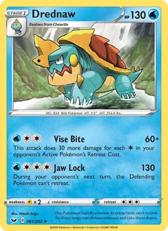 Drednaw, Sword & Shield No. 61 Normal