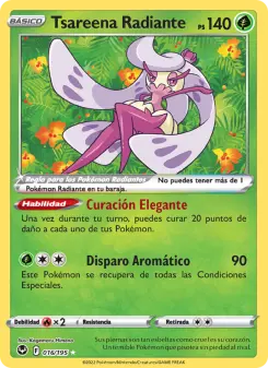Tsareena Radiante, Tempestad Plateada No. 016 Holo
