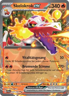Skelokrok-ex, Entwicklungen in Paldea No. 037 Holo