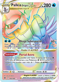 Palkia Origen V-ASTRO, Resplandor Astral No. 192 Holo